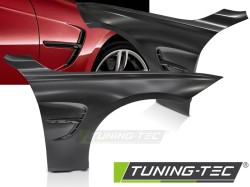 FENDERS SPORT STYLE WITH SIDE VENT BLACK fits F30 F31 11-18