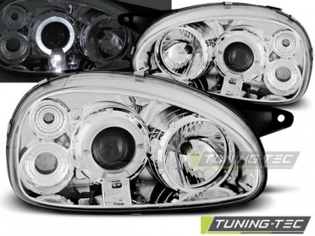 OPEL CORSA B 02.93-10.00 ANGEL EYES CHROME