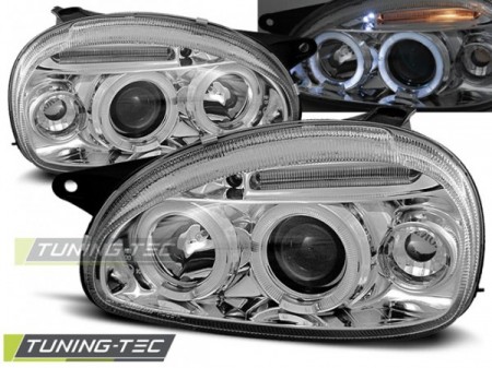 OPEL CORSA B 02.93-10.00 ANGEL EYES CHROME