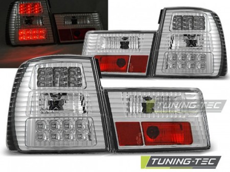 LED TAIL LIGHTS CHROME fits BMW E34 02.88-12.95 SEDAN