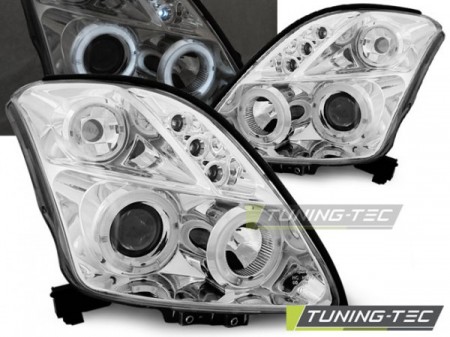 SUZUKI SWIFT 05.05-10 ANGEL EYES CHROME