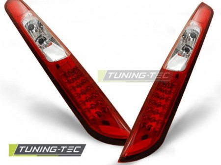 FORD FOCUS MK2 09.04-08 HATCHBACK RED WHITE LED 