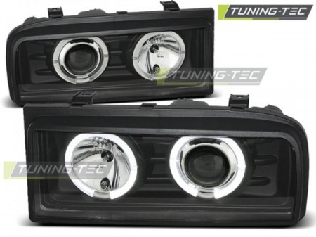 HEADLIGHTS ANGEL EYES BLACK fits VW CORRADO 88-95