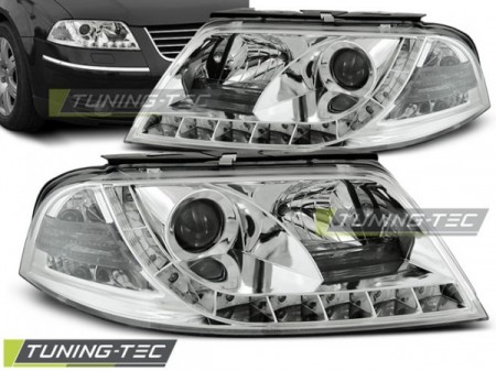 HEADLIGHTS DAYLIGHT CHROME fits VW PASSAT 3BG 09.00-03.05