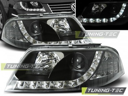 HEADLIGHTS DAYLIGHT BLACK fits VW PASSAT 3BG 09.00-03.05