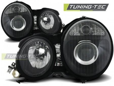 HEADLIGHTS BLACK fits MERCEDES W210 E-KLASA 95-05.99