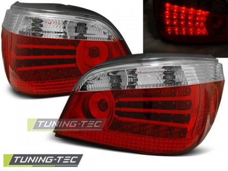 LED TAIL LIGHTS RED WHITE fits BMW E60 07.03-07