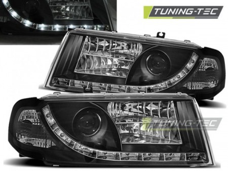 HEADLIGHTS DAYLIGHT BLACK fits SKODA OCTAVIA I 08.00-10