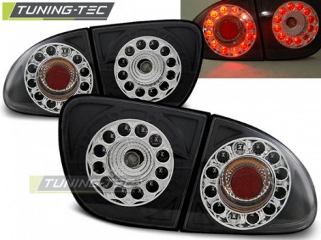 LED TAIL LIGHTS BLACK fits SEAT LEON 04.99-08.04