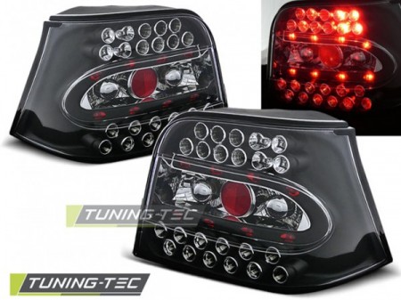 LED TAIL LIGHTS BLACK fits VW GOLF 4 09.97-09.03