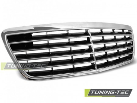 GRILLE CHROME fits MERCEDES W210 E-KLASA 06.99-03.02