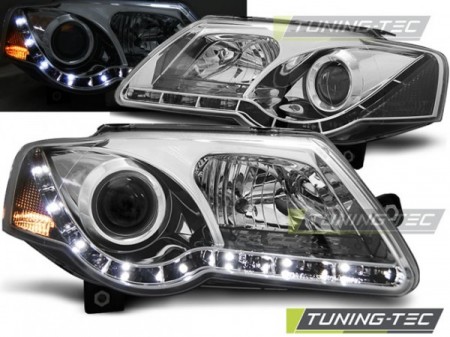 HEADLIGHTS DAYLIGHT CHROME fits VW PASSAT B6 3C 03.05-10