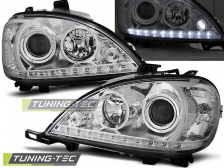 HEADLIGHTS DAYLIGHT CHROME fits MERCEDES W163 ML M-KLASA 03.98-08.01