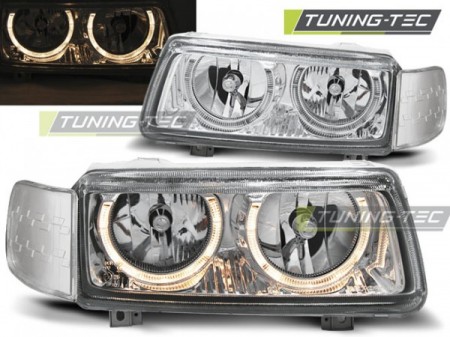 HEADLIGHTS ANGEL EYES CHROME fits VW PASSAT B4 11.93-05.97