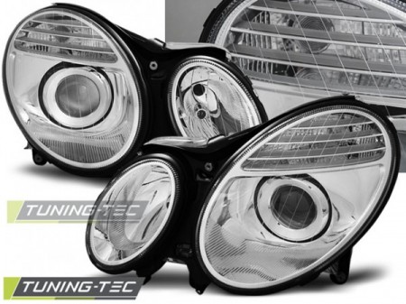 HEADLIGHTS CHROME fits MERCEDES W211 E-KLASA 03.02-04.06