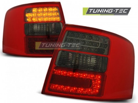 LED TAIL LIGHTS RED SMOKE fits AUDI A6 05.97-05.04 AVANT