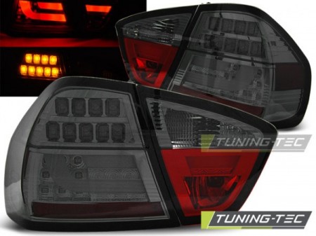 LED BAR TAIL LIGHTS SMOKE fits BMW E90 03.05-08.08