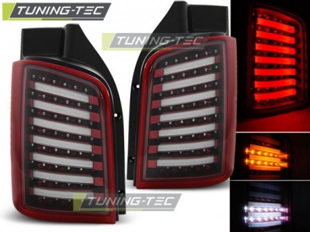 LED TAIL LIGHTS RED WHITE fits VW T5 04.03-09 / 10-15