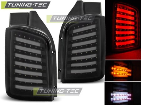 LED TAIL LIGHTS SMOKE BLACK fits VW T5 04.03-09 / 10-15