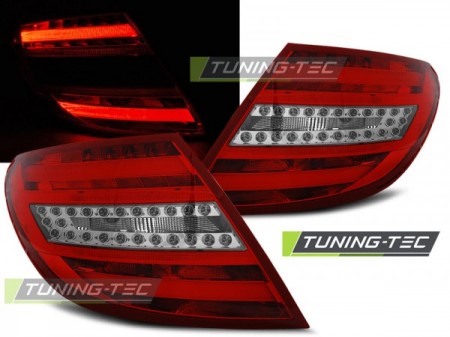 LED BAR TAIL LIGHTS RED WHIE fits MERCEDES C-KLASA W204 SEDAN 07-10