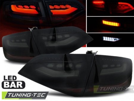 LED TAIL LIGHTS SMOKE BLACK fits AUDI A4 B8 08-11 SEDAN