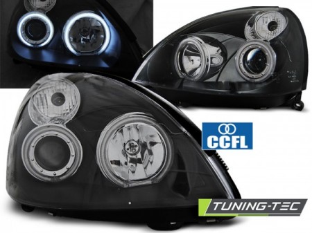 RENAULT CLIO II 06.01-09.05 ANGEL EYES CCFL BLACK