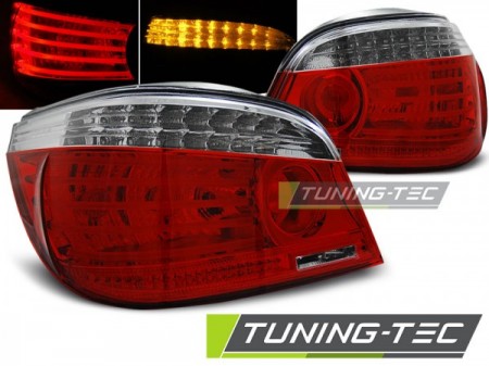 LED TAIL LIGHTS RED WHITE fits BMW E60 07.03-07