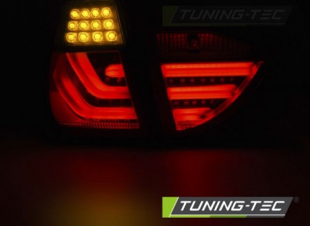 LED BAR TAIL LIGHTS SMOKE fits BMW E91 05-08