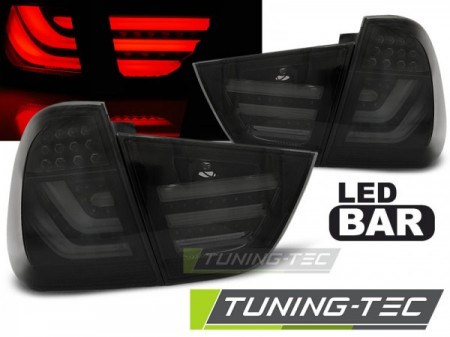 LED BAR TAIL LIGHTS SMOKE BLACK fits BMW E91 09-11