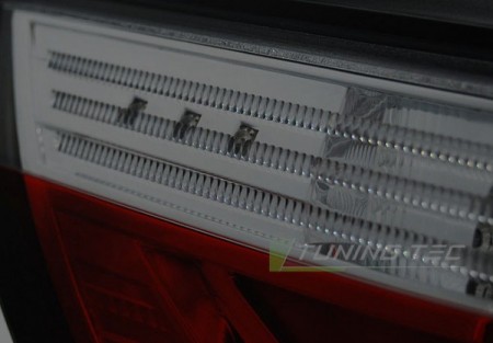 LED BAR TAIL LIGHTS RED SMOKE fits BMW E60 07.03-02.07