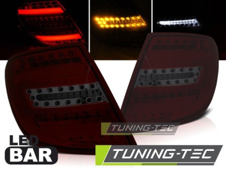 MERCEDES C-KLASA W204 KOMBI 07-10 RED SMOKE LED BAR