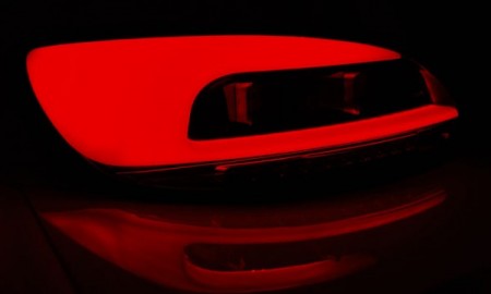 LED BAR TAIL LIGHTS RED SMOKE fits LDVWC2 VW SCIROCCO III 08-04.14