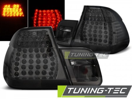 LED BAR TAIL LIGHTS SMOKE fits BMW E46 05.98-08.01