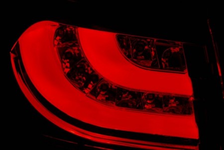 LED BAR TAIL LIGHTS RED SMOKE fits VW GOLF 6 10.08-12