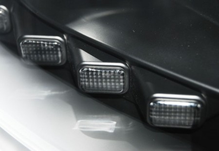 HEADLIGHTS TRUE DRL BLACK fits VW T5 2010-2015 