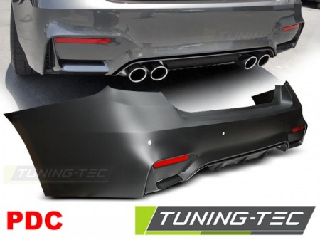 REAR BUMPER SPORT STYLE PDC fits BMW F30 SEDAN 10.11-18