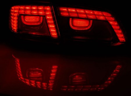 LED TAIL LIGHTS RED SMOKE fits VW PASSAT B7 SEDAN 10.10-10.14