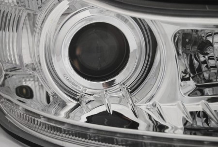 HEADLIGHTS DAYLIGHT CHROME fits SKODA OCTAVIA 09-12