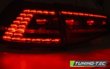 LED TAIL LIGHTS SPORT RED WHITE SEQ fits VW GOLF 7 13-17