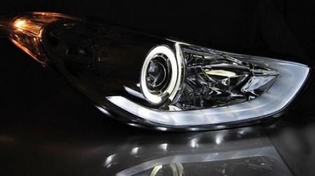 HYUNDAI ELANTRA 11.10-15 CHROME DAYLIGHT LED