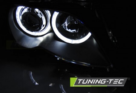 HEADLIGHTS ANGEL EYES LED BLACK fits BMW E46 09.01-03.05