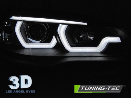HEADLIGHTS TUBE LIGHT DRL BLACK fits BMW X5 E70 07-13