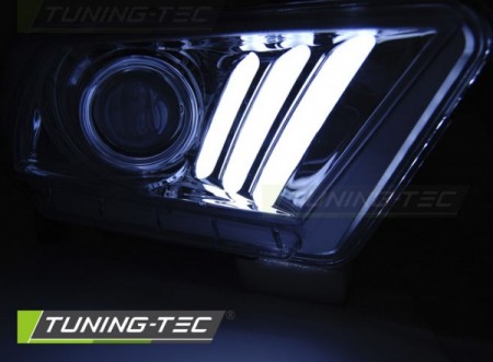 FORD MUSTANG V 10-13 TUBE LIGHT CHROME