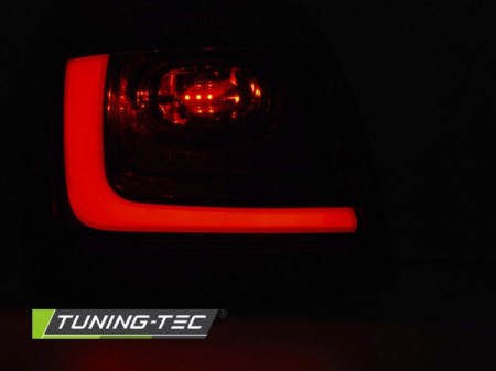 LED BAR TAIL LIGHTS RED SMOKE fits VW POLO 09-14