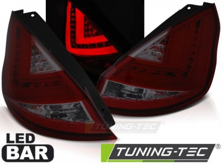 FORD FIESTA MK7 08-12 HB RED SMOKE LED BAR