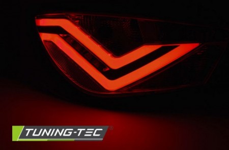 LED BAR TAIL LIGHTS CHROME fits SEAT IBIZA 6J 3D 06.08-12