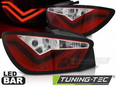 LED BAR TAIL LIGHTS RED WHIE fits SEAT IBIZA 6J 3D 06.08-12