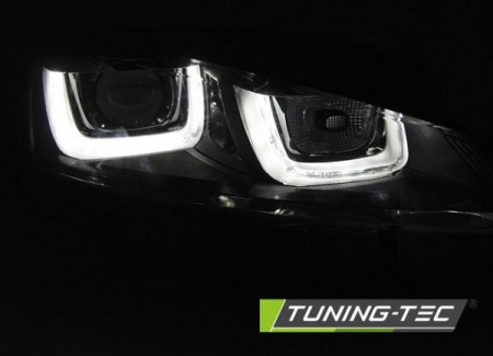 HEADLIGHTS U-LED LIGHT DRL BLACK fits VW GOLF 7 11.12-17