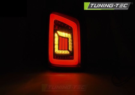 LED BAR TAIL LIGHTS SMOKE BLACK RED fits VW T5 04.03-09 / 10-15