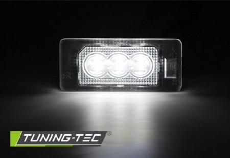LICENSE LED 3x LIGHTS CLEAR fits BMW E90 / F30 / F32 / E39 / E60 / F10 / X3 / X5 / X6